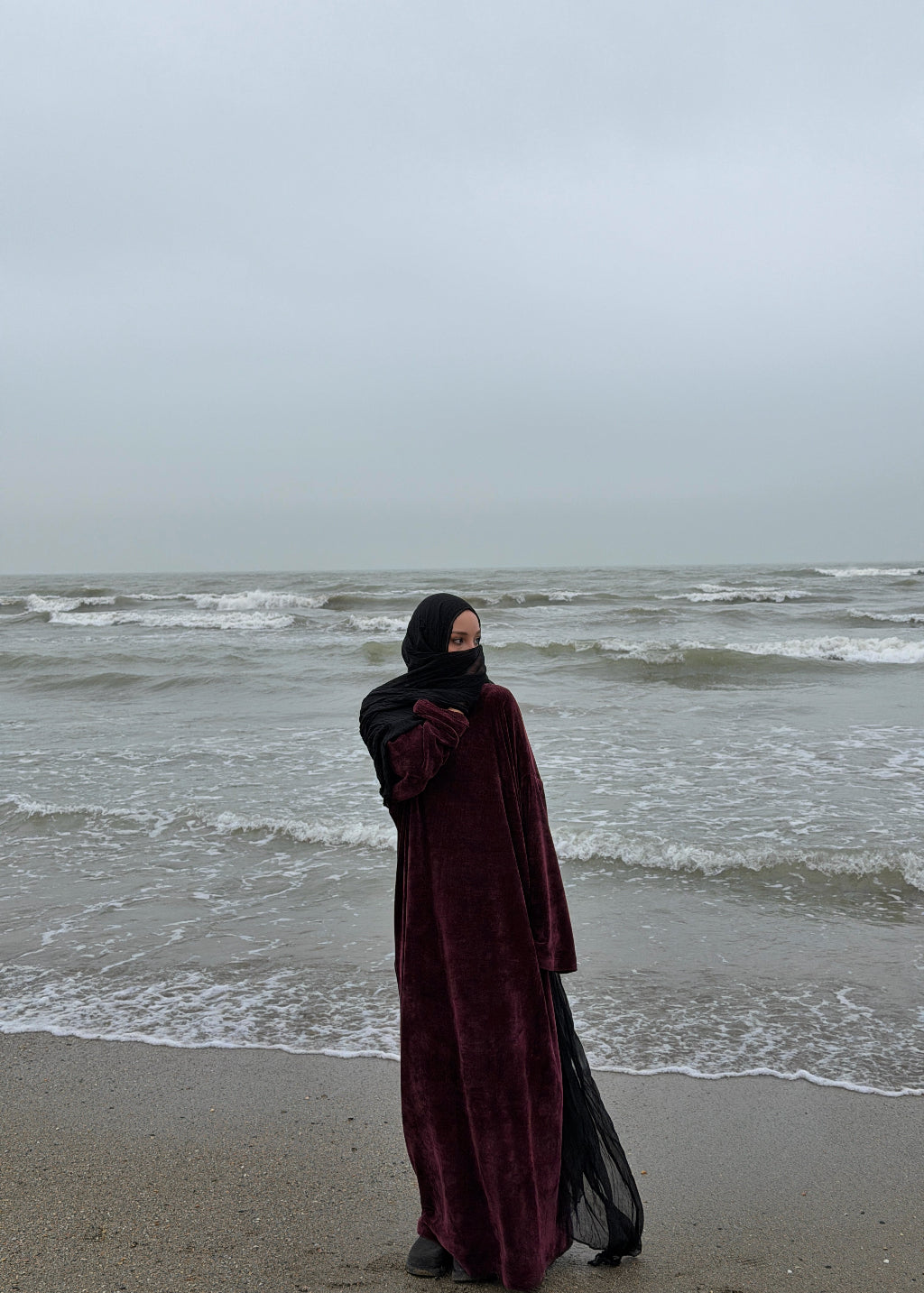 ABAYA CÔTELÉE