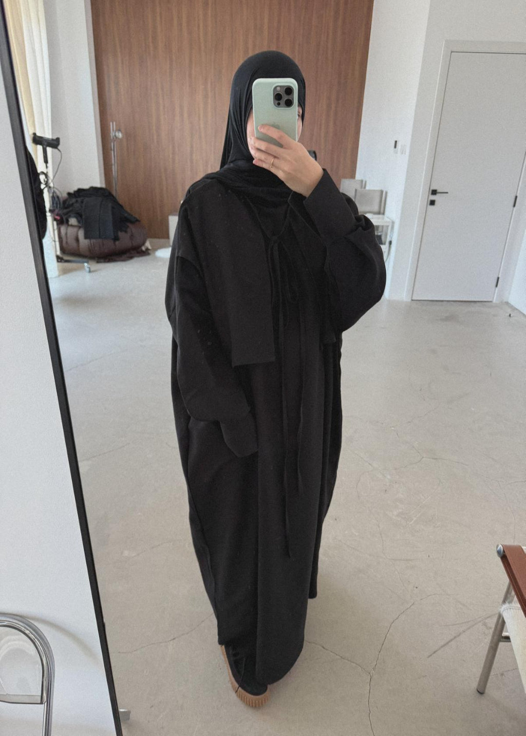 DENIM JACKET ABAYA