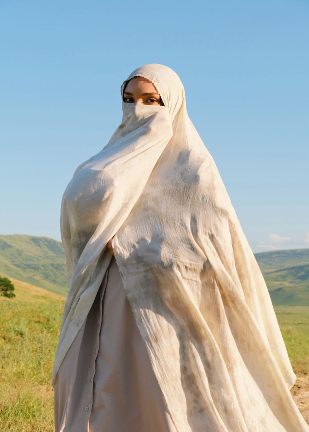PRECOMMANDE HIJAB TIE AND DIE EN COTON