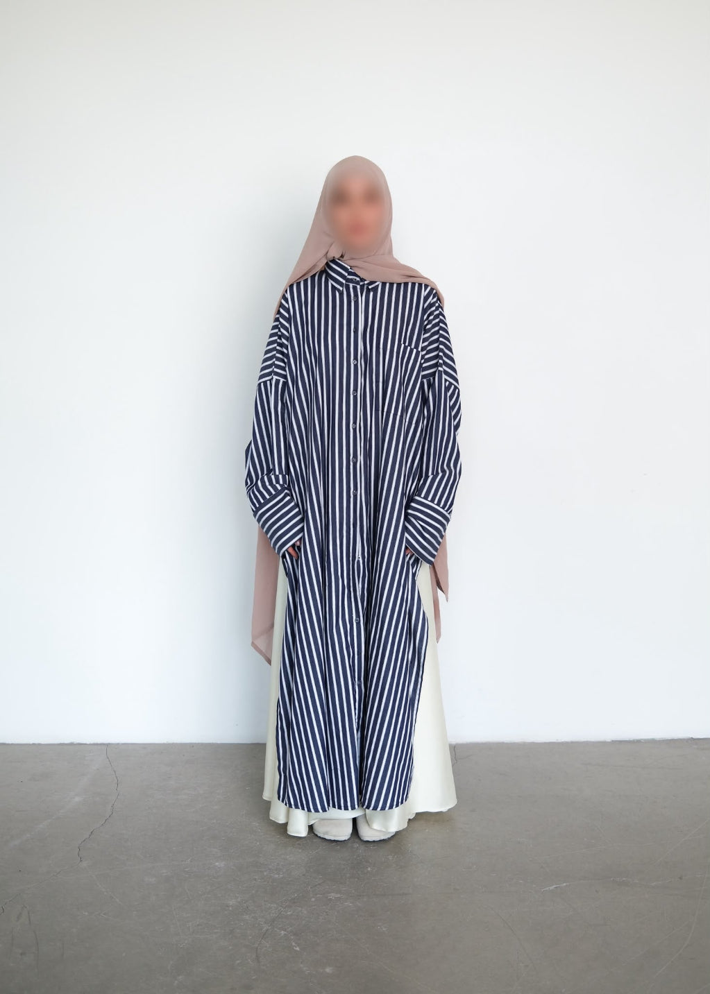 CHEMISE STRIPPED