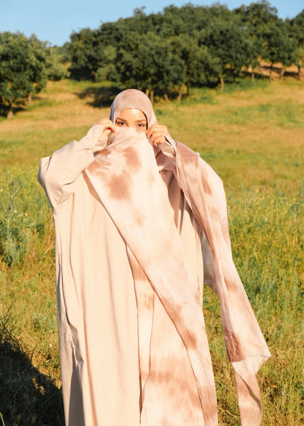 PRECOMMANDE HIJAB TIE AND DIE EN COTON