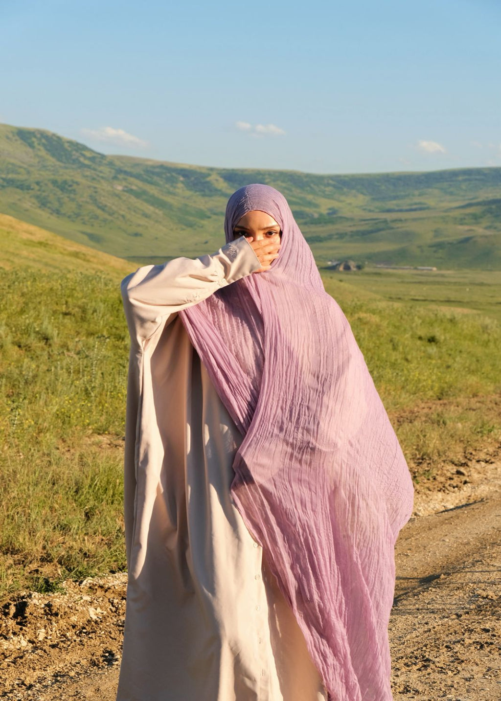 PRECOMMANDE HIJAB PLISSÉ EN MOUSSELINE